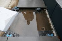 Nordkirchen: Wasseranstau auf einer Dachterrasse